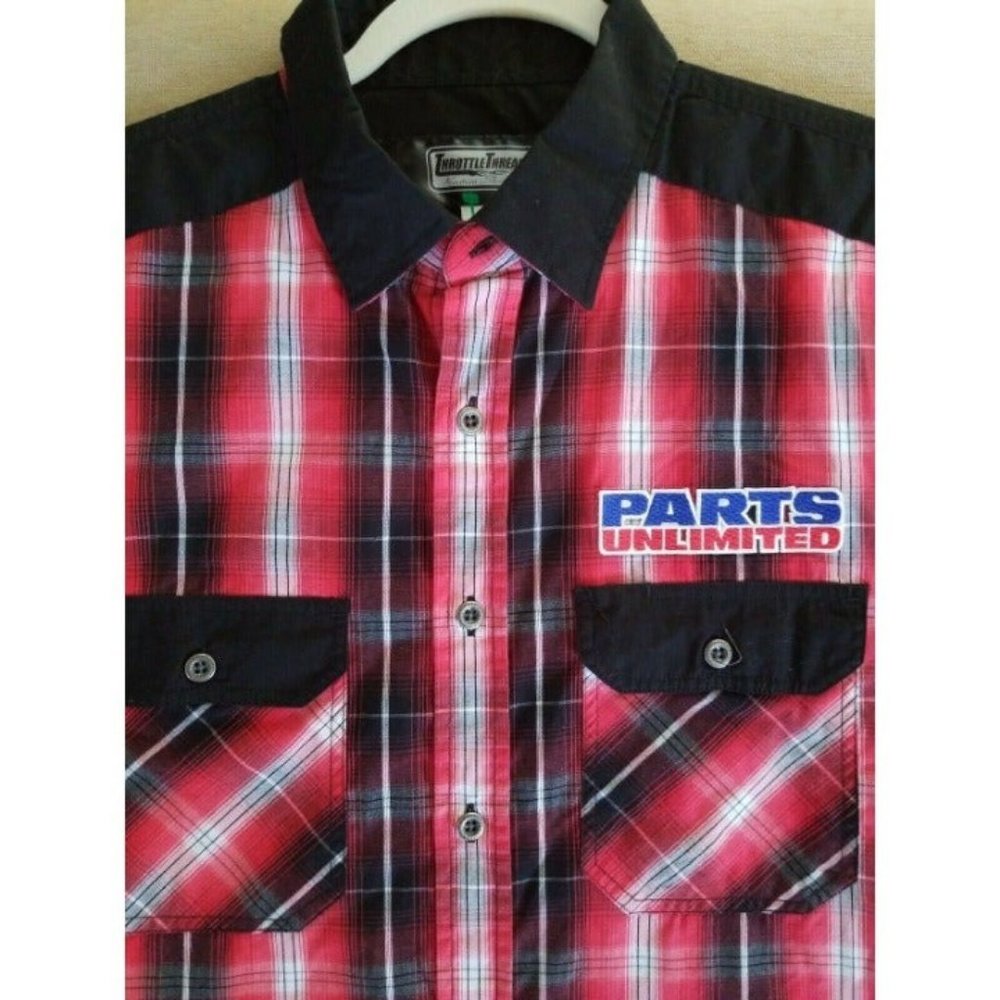 Throttle Threads Parts Unlimited Shirt Retro